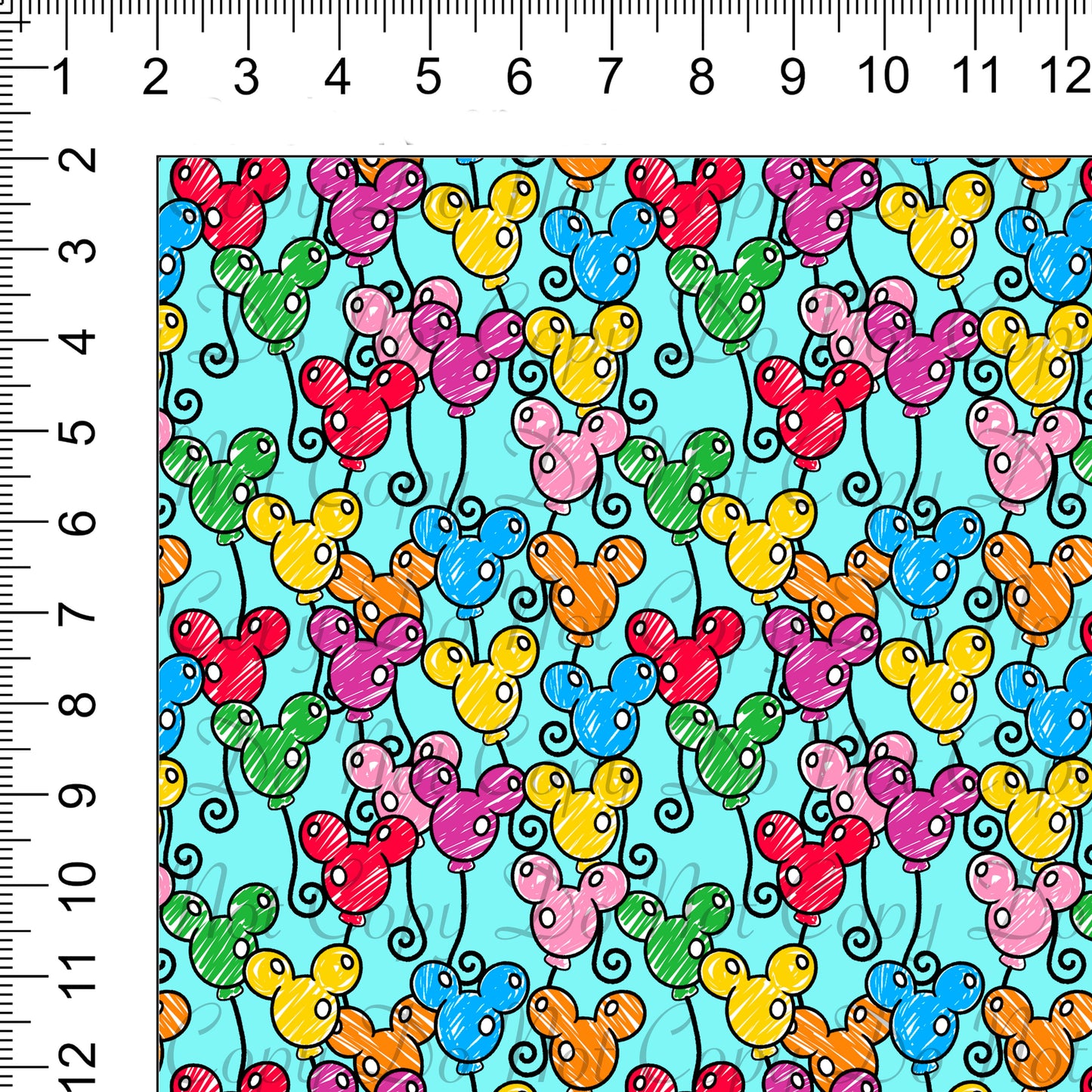 Looney Mint Woven Retail Fabric
