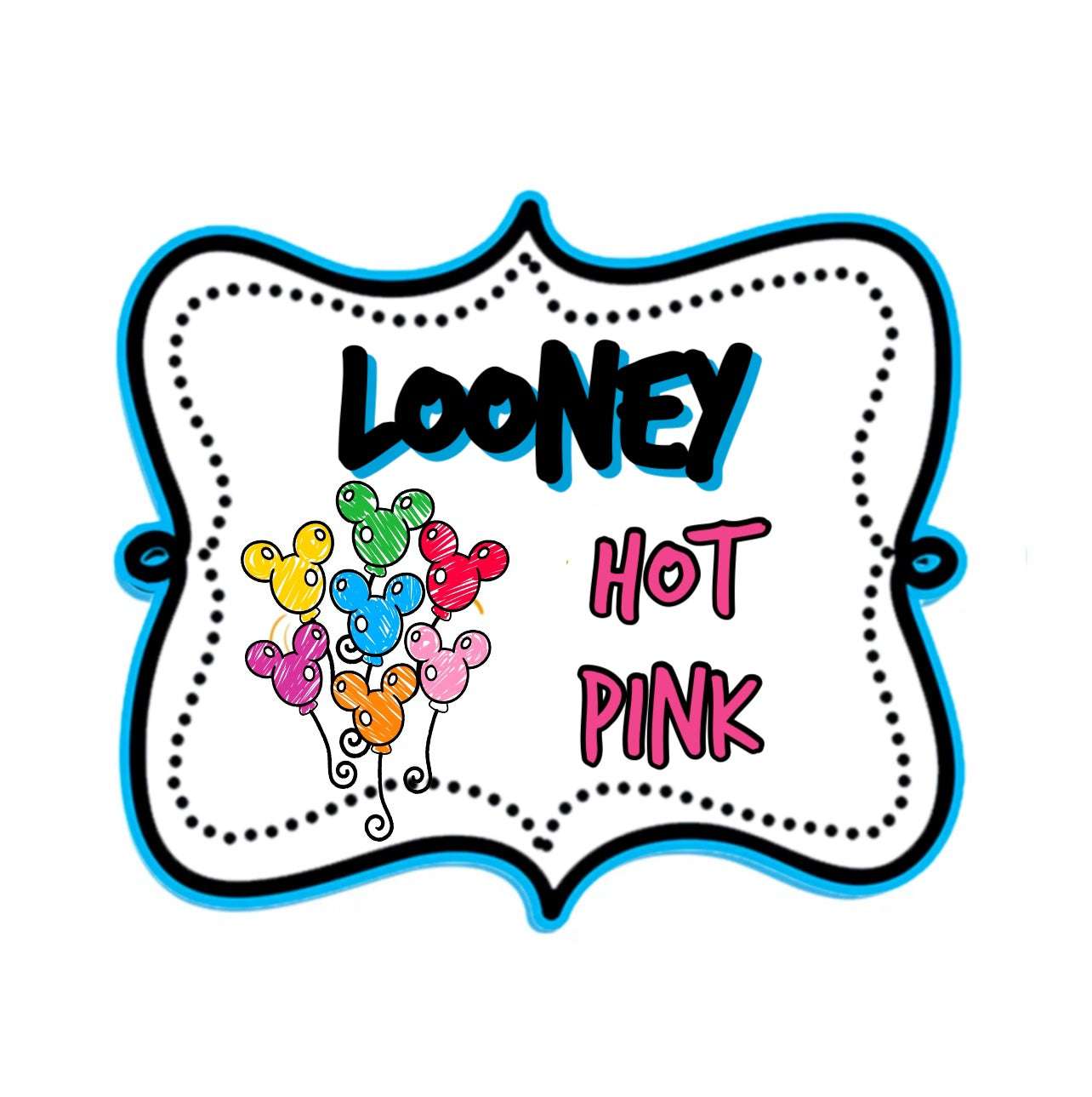 Looney Hot Pink Woven Retail Fabric