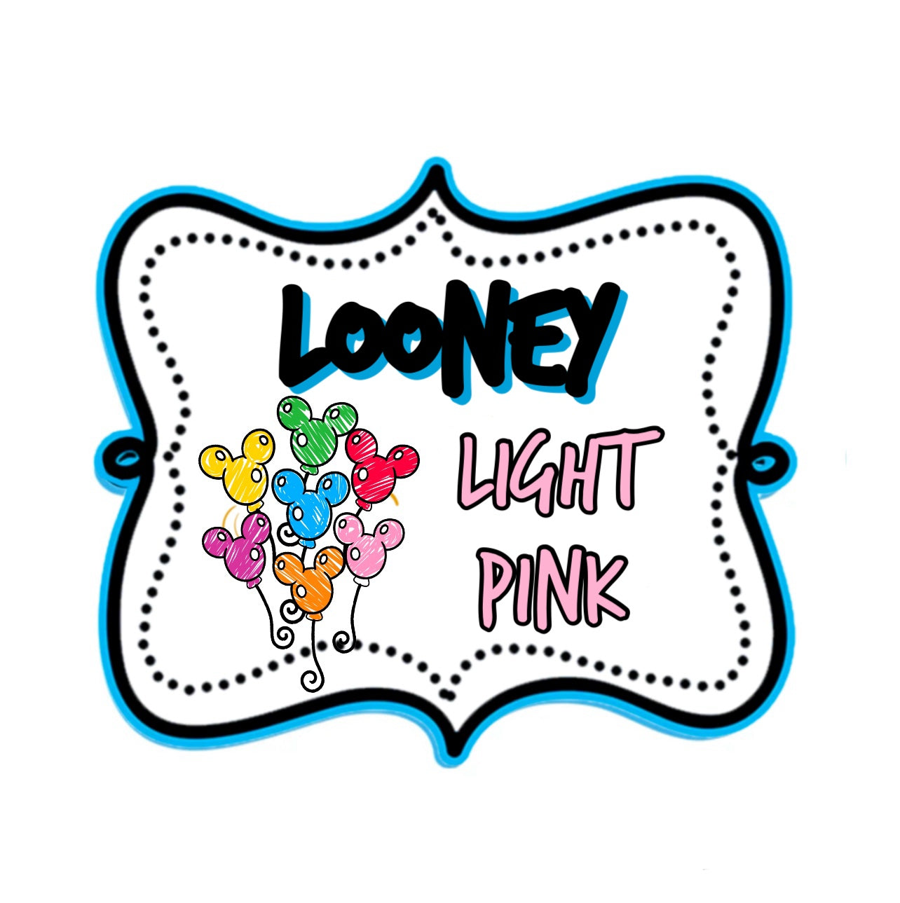 Looney Light Pink Woven Retail Fabric