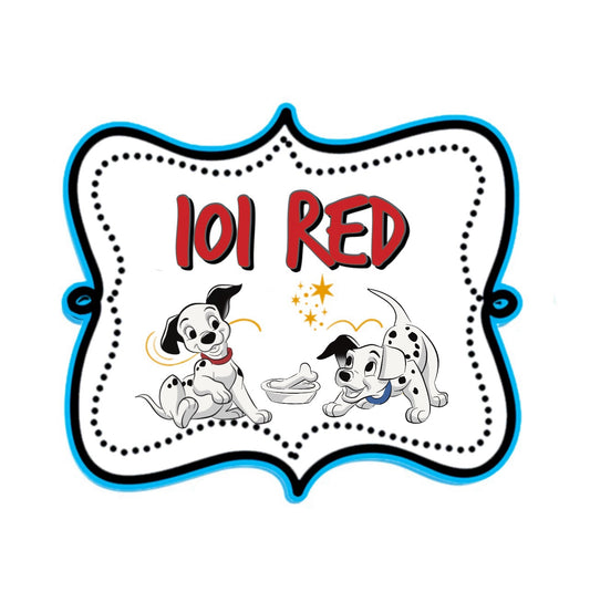 101 Red Woven Retail Fabric