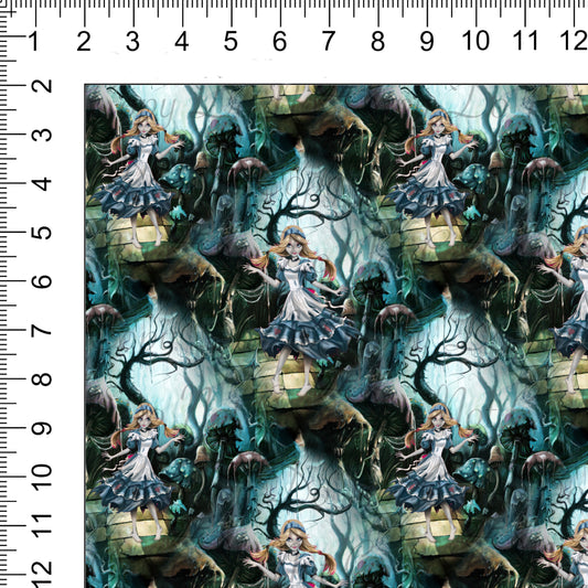 Zombie Alice Woven Retail Fabric