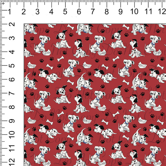 101 Red Woven Retail Fabric