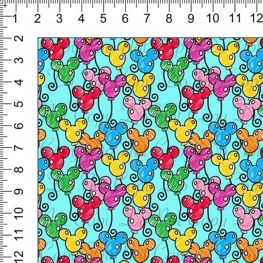 Looney Mint Woven Retail Fabric