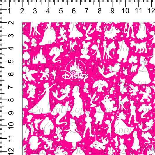 Silo Hot Pink Woven Retail Fabric