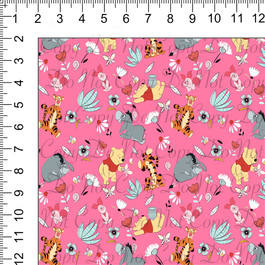 Pals Pink Woven Retail Fabric