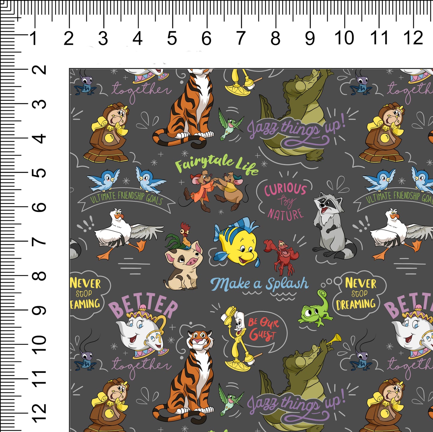 BFF Sidekicks Gray Woven Retail Fabric