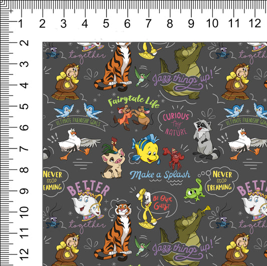 BFF Sidekicks Gray Woven Retail Fabric