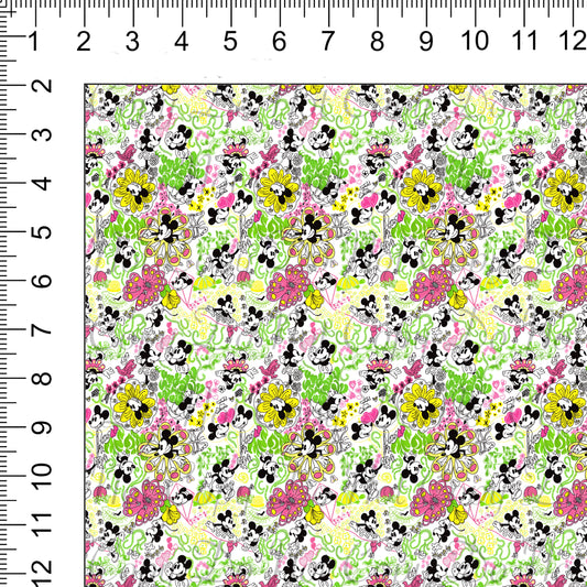 Vintage Lilly White Woven Retail Fabric