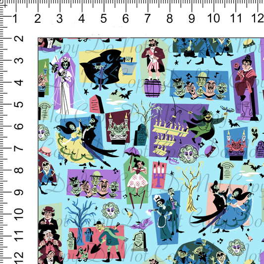 HM Aqua Woven Retail Fabric