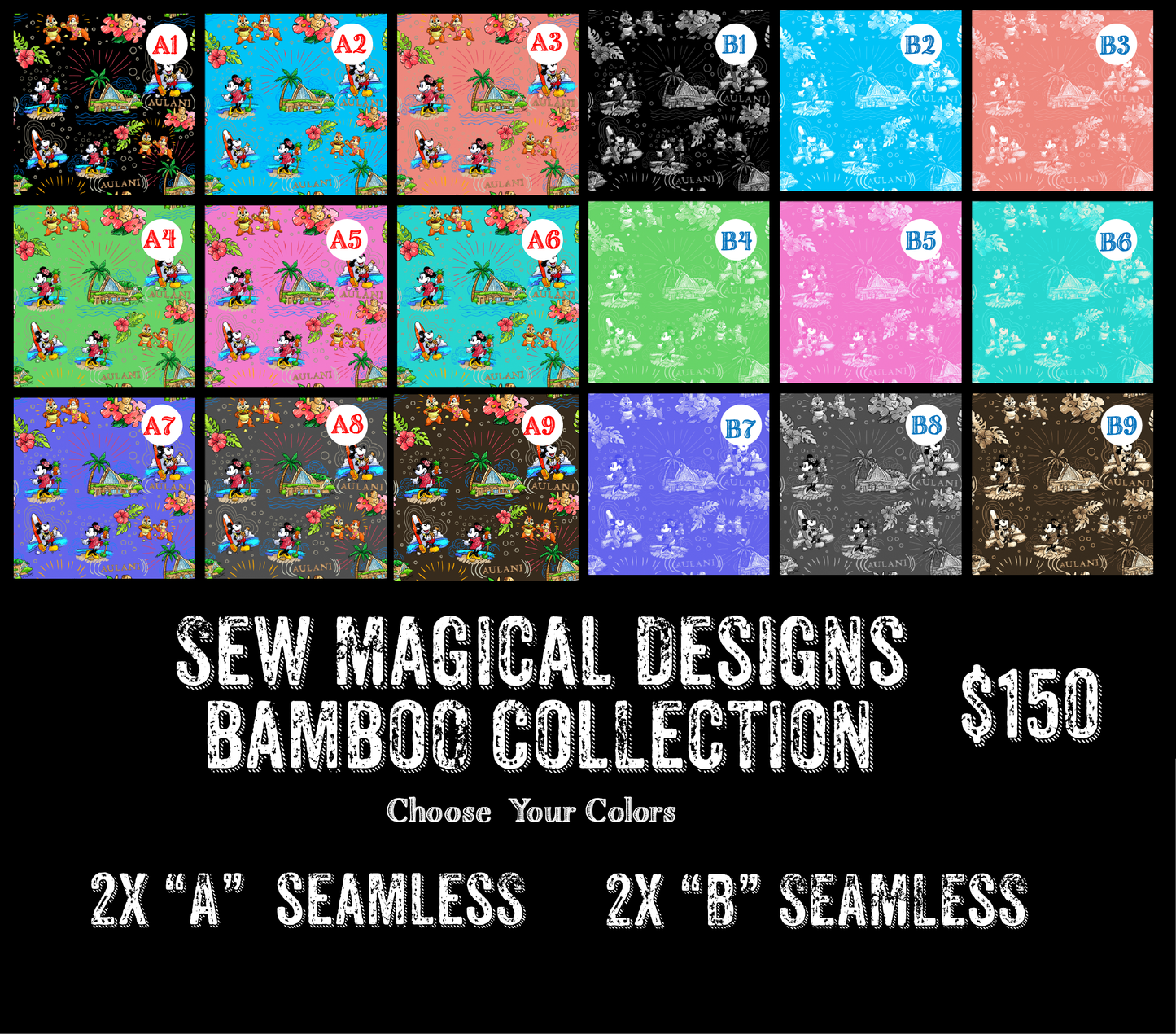 Aulani Sketch Bamboo Semi-Exclusive Design Collection