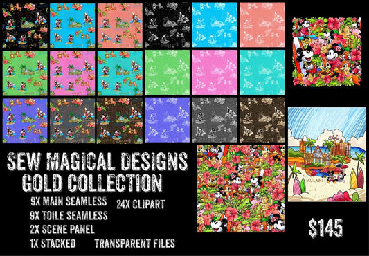 Aulani Sketch Gold Semi-Exclusive Design Collection