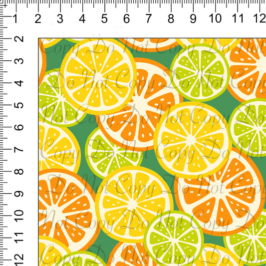 Orange Bird Citrus Coordinate Woven Retail Fabric