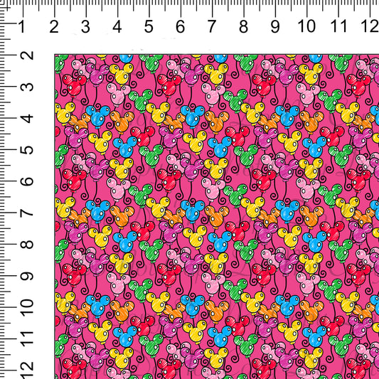 Looney Hot Pink Woven Retail Fabric