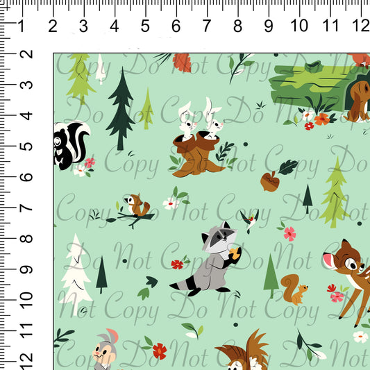 Forrest Friends Woven Retail Fabric